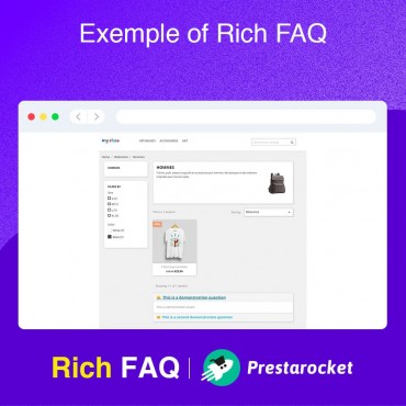 ماژول faq پرستاشاپ - ماژول سوالات متداول ساختاریافته