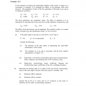 شبیه سازی پایداری و کنترل سیستم قدرت تمرین کتاب دینامیک کندر