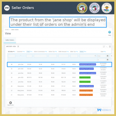 ماژول اکستنشن وبکول جداکننده سبد خرید و سفارشات