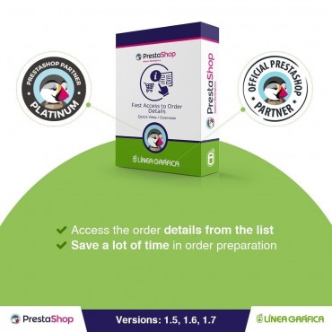 ماژول مدیریت سریع جزییات سفارشات پرستاشاپ