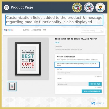 ماژول افزودن مستقیم محصول سفارشی به سبد خرید