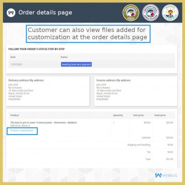ماژول افزودن مستقیم محصول سفارشی به سبد خرید