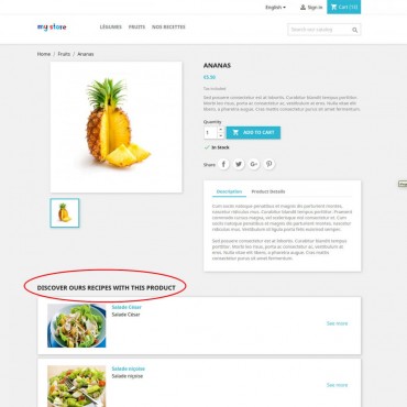 ماژول کتاب آشپزی پرستاشاپ