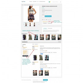 ماژول نظرات پیشرفته پرستاشاپ با قابلیت درج تصویر