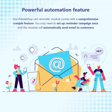 ماژول یادآوری سبدهای خرید رها شده با امکان ارسال ایمیل خودکار