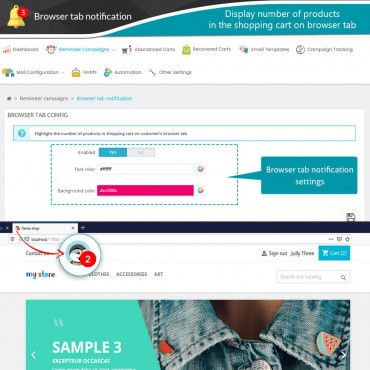 ماژول یادآوری سبدهای خرید رها شده با امکان ارسال ایمیل خودکار