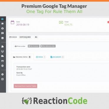 ماژول مدیریت تگ گوگل - Premium Google Tag Manager Module