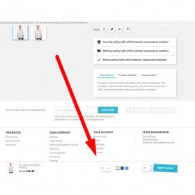 ماژول نوار شناور سبد خرید پرستاشاپ