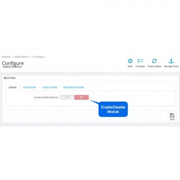 ماژول ریدایرکت ثبت نام ، ورود و خروج کاربر پرستاشاپ