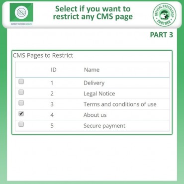 ماژول محدودسازی گروه مشتریان پرستاشاپ
