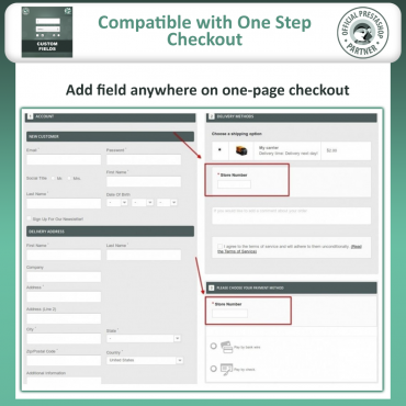 ماژول افزودن فیلد سفارشی صفحه پرداخت یا سفارش