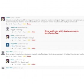 ماژول نظرات پیشرفته محصول پرستاشاپ