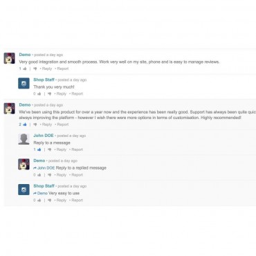 ماژول نظرات پیشرفته محصول پرستاشاپ