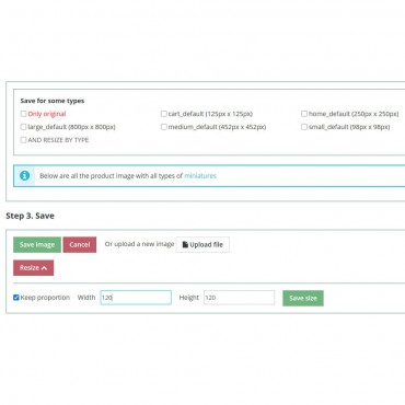 ماژول تغییر اندازه تصاویر پرستاشاپ
