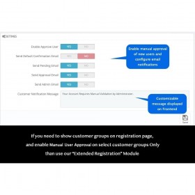 ماژول تایید مشتری پرستاشاپ - Approve New User Registrations