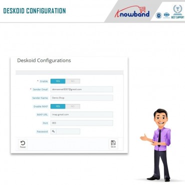 ماژول پشتیبانی پرستاشاپ - Deskoid Helpdesk