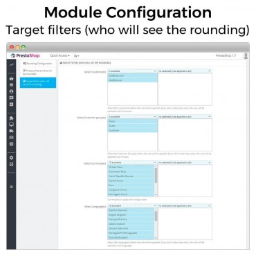 ماژول گرد کردن قیمت پرستاشاپ
