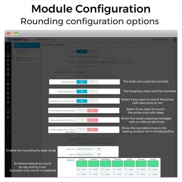ماژول گرد کردن قیمت پرستاشاپ