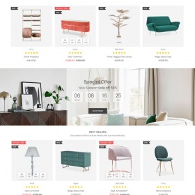 قالب مبلمان پرستاشاپ