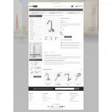 قالب Plumbing - قالب سخت افزار پرستاشاپ