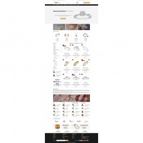 قالب جواهر پرستاشاپ - Jewellery store Template