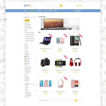 قالب رایگان پرستاشاپ - قالب فروشگاه دیجیتال پرستاشاپ