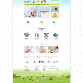 قالب کودک پرستاشاپ - Kids Shop