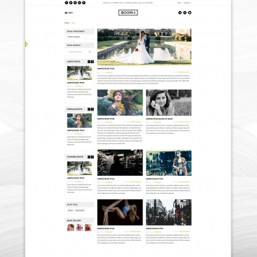 قالب بوم قالب رایگان پرستاشاپ - Boom