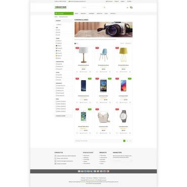 قالب آمازون پرستاشاپ - Amazonas