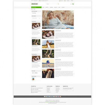 قالب آمازون پرستاشاپ - Amazonas