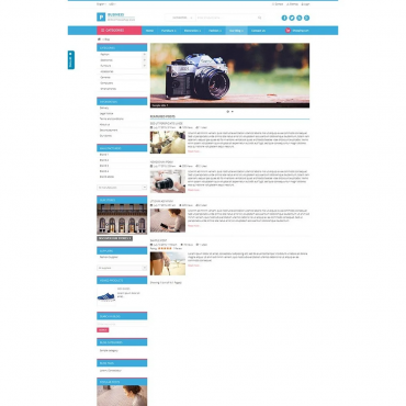 قالب رایگان پرستاشاپ - Pbusiness