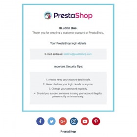 قالب ایمیل پرستاشاپ - Boxy