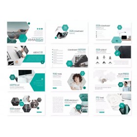 دانلود قالب پاورپوینت سمینار Amarish – Powerpoint Template