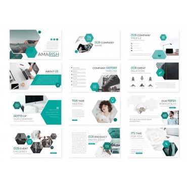 دانلود قالب پاورپوینت سمینار Amarish – Powerpoint Template