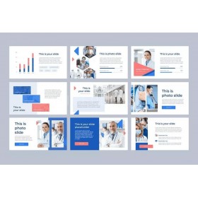 دانلود قالب پاورپوینت پزشکی Medicine Hospital Care PowerPoint Template