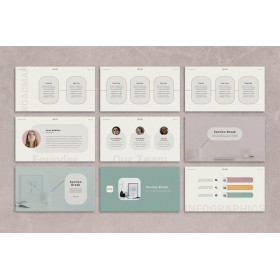 دانلود قالب پاورپونت روانشناسی Leo PowerPoint Presentation Template