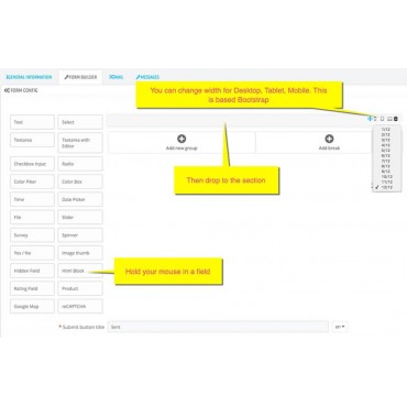 فرم ساز حرفه ای پرستاشاپ Form Builder