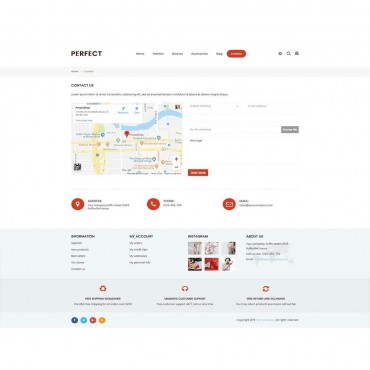 قالب پرفکت پوسته رایگان پرستاشاپ - Perfect