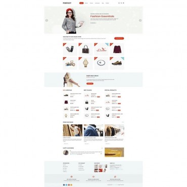 قالب پرفکت پوسته رایگان پرستاشاپ - Perfect