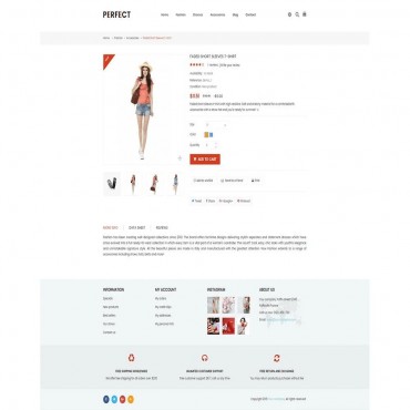 قالب پرفکت پوسته رایگان پرستاشاپ - Perfect