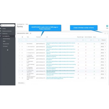 فرم ساز حرفه ای پرستاشاپ Form Builder