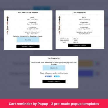 ماژول یادآوری سبدخرید رها شده 5 در 1