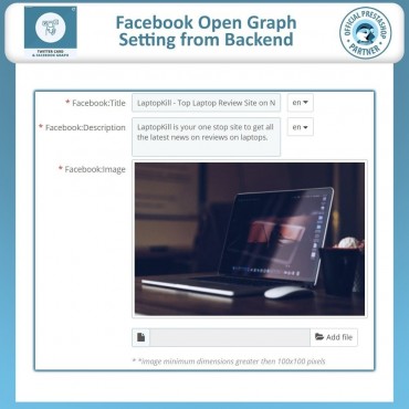 ماژول سئو شبکه های اجتماعی پرستاشاپ - افزونه SEO Open Graphs Tags