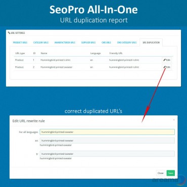 ماژول ابزارهای سئو پرستاشاپ - افزونه سئو پیشرفته پرستاشاپ