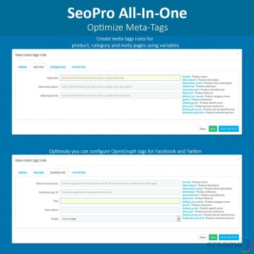 ماژول ابزارهای سئو پرستاشاپ - افزونه سئو پیشرفته پرستاشاپ