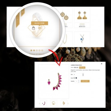 قالب پرستاشاپ Lucky - قالب فروشگاه جواهرات