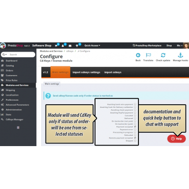ماژول فروش CDKey و پین کد پرستاشاپ