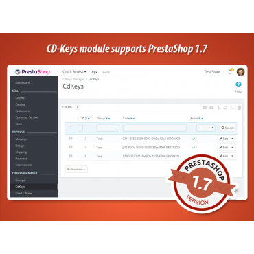 ماژول فروش CDKey و پین کد پرستاشاپ