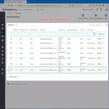 ماژول ترکیب حسابهای مهمان پرستاشاپ