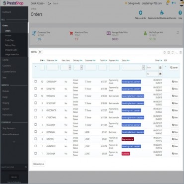 ماژول ترکیب سفارشات پرستاشاپ